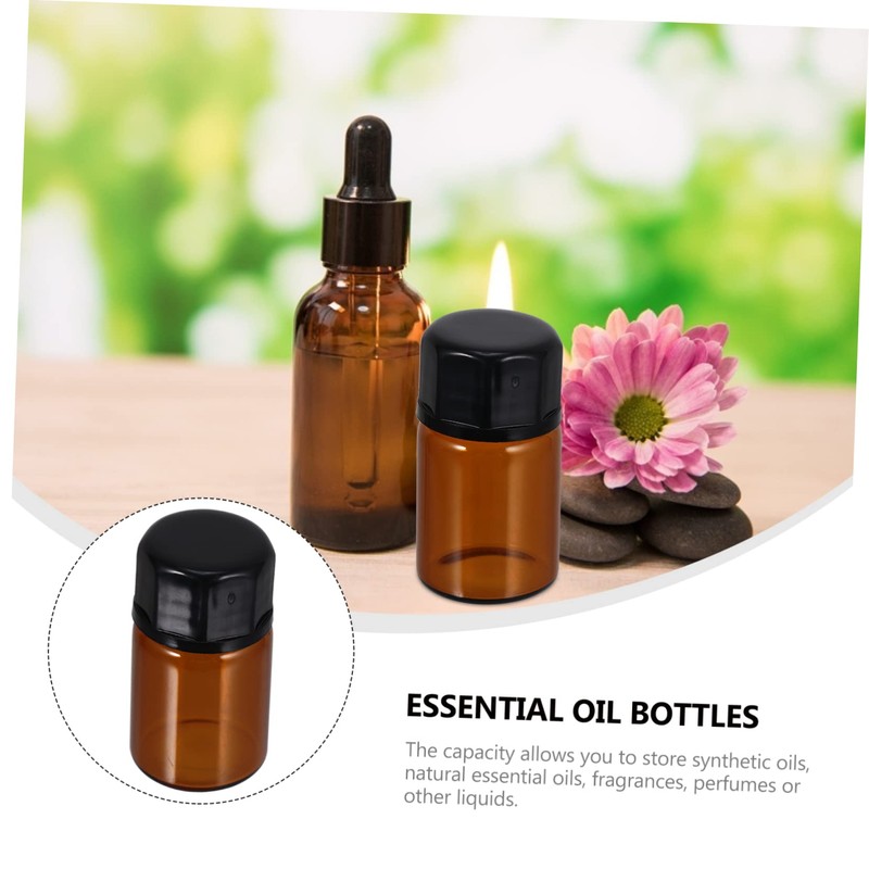 CHILDWEET Essential Oil Bottles Set 50pcs 2ml Travel Toiletry Bottles