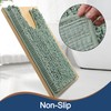 FLOLEOPA Bath Mat, Toilet Rugs U-Shaped, 24 X 20 Inches,
