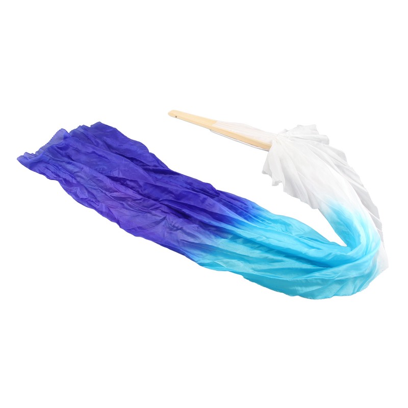 1 Pair Long Dance Fan Soft Beautiful Classical Dancing Fan