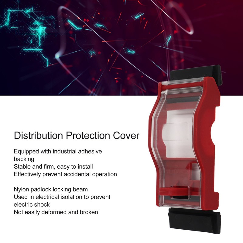 2P Breaker Protection Cover Lockout Set Engineering Insulation Transparent Circuit