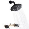 FSCEPIXI 2 Handles Shower with 8'' Rainfall Shower Head,Single Function