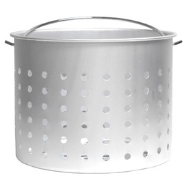 King Kooker Punched Aluminum Basket for use with 29 Qt. and 30 Qt. King Kooker Turkey Pots. Add a basket to your turkey fryer pot for boiling and straining.