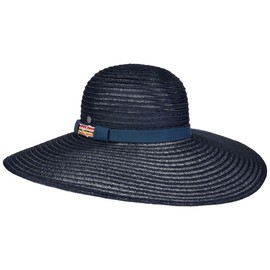 LIERYS Marinaleda Schlapphut - Einfarbiger Hut - Femininer Sommerhut aus 100% Hanf - Damen - Frühjahr/Sommer dunkelblau One Size