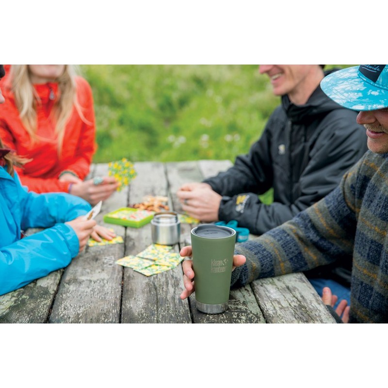 Klean Kanteen Vacuum Insulated Tumbler Cup - Silver, 473 ml