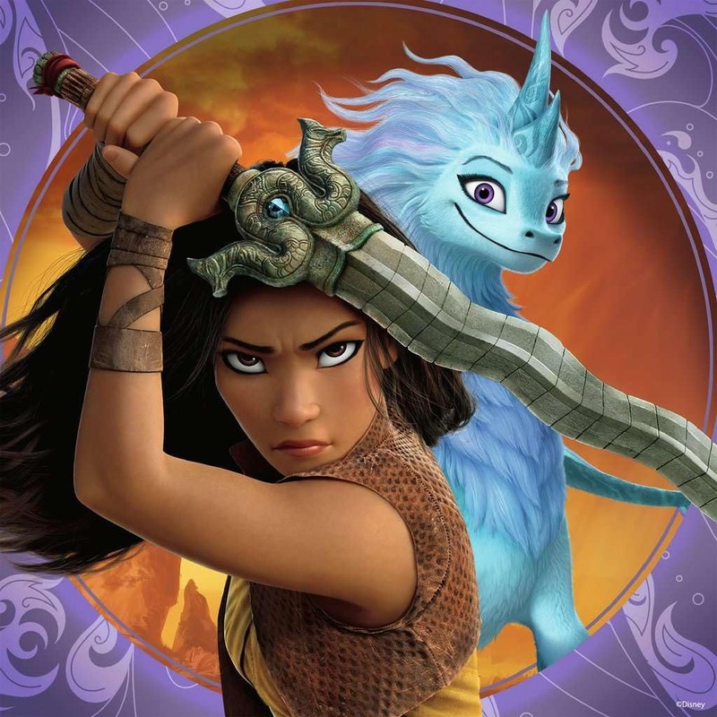 Ravensburger Children's Puzzle - 05098 Raya, the Brave Warrior -