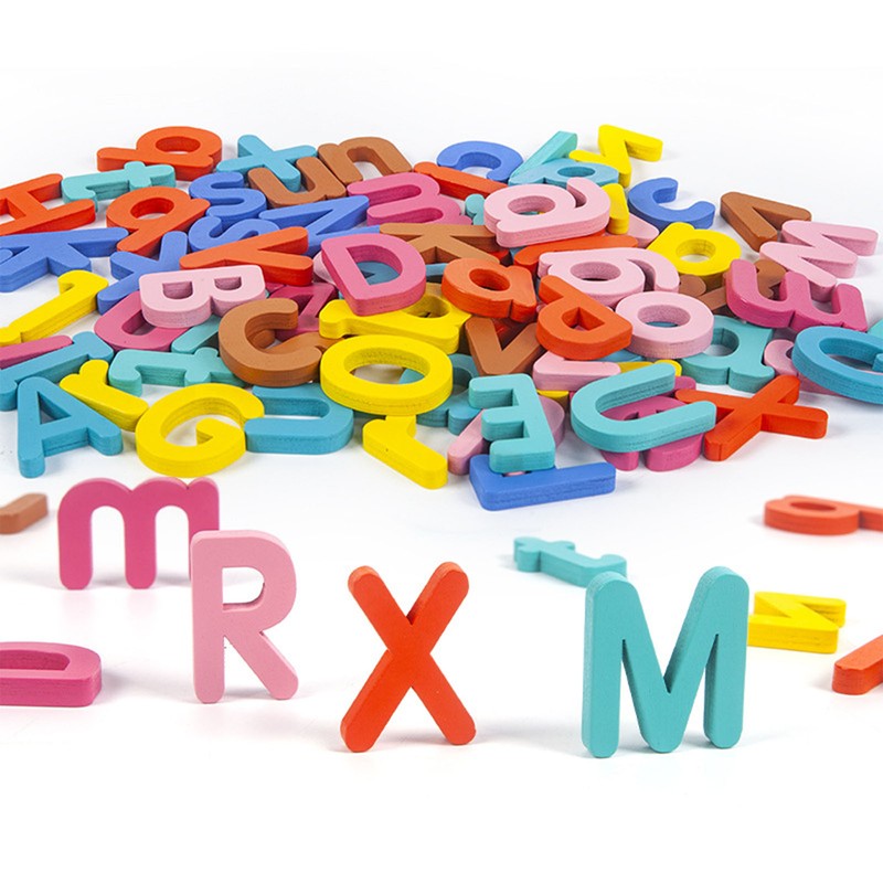 Spell Learning Toy Educational Wooden Matching Letter Toy for Preschool