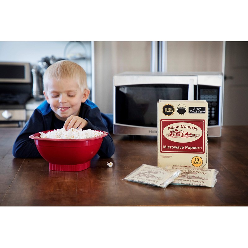 Amish Country Popcorn | Old Fashioned Microwave Popcorn | 10