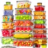 50 PCS Food Storage Containers with Lids Airtight (25 Containers