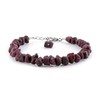 CRYSTALIS Birthstone Ruby Stone Bracelet, Raw Crystals Bracelet, Natural Rough