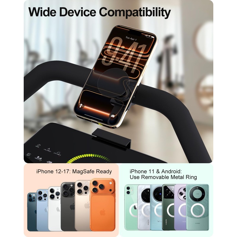 Vitog Gym Magnetic Phone Holder for MagSafe, 20X N52 Magnets,