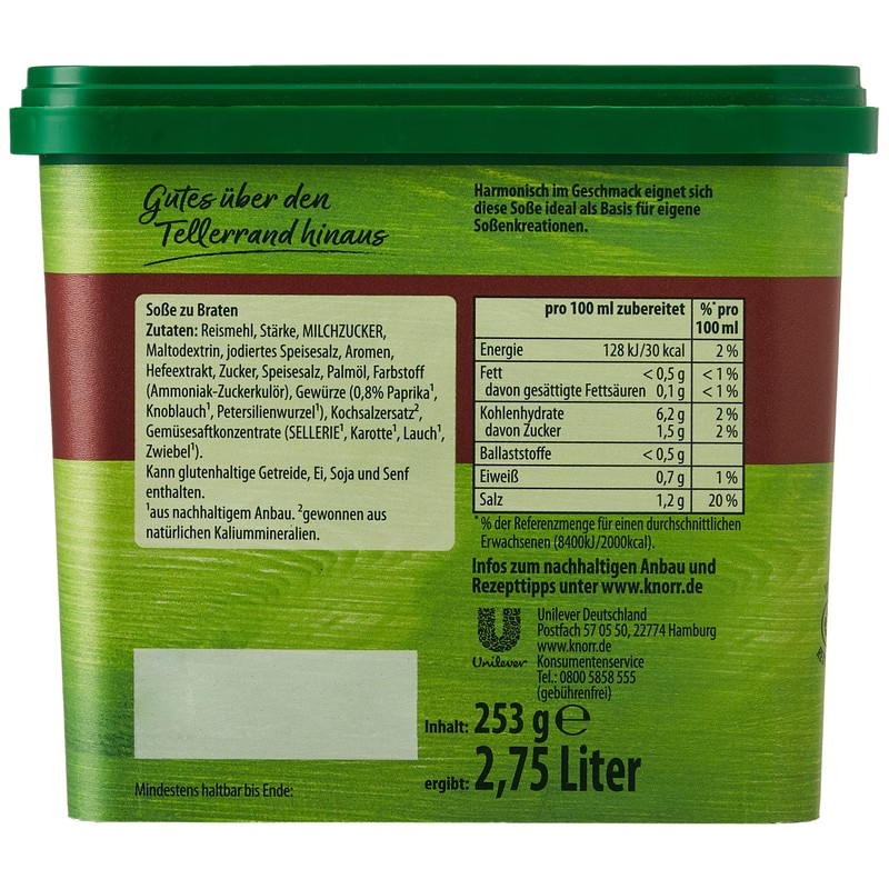 Knorr Roast Gravy ( Sosse Zum Braten ) for 2.75