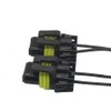 Headlight/Fog Light Bulb Connector Pigtail (2-Pack), 9005/HB3 9006/HB4 H10/9145 (PX20d/P22d/PY20d),