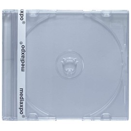 CheckOutStore 25 Slim Clear CD Jewel Cases