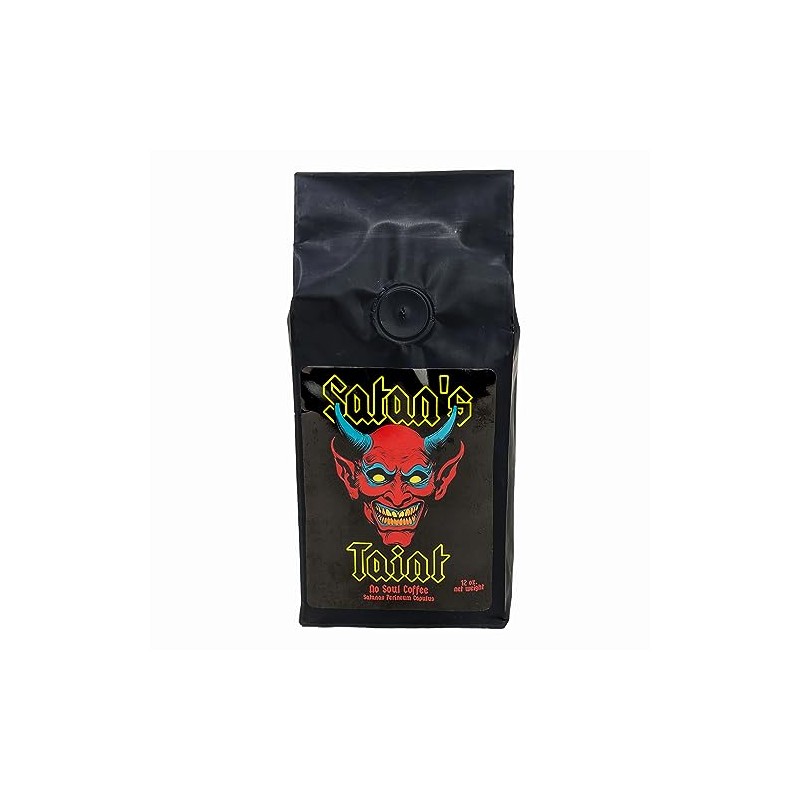 Satan's Taint Extra Dark Roast No Soul Coffee 12 Ounce