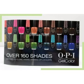OPI WINDOW CLING STICKER Gel Nail Lacquer 4.75" x 8.25" GC900 GL900 GL901