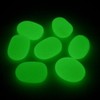 QTTLLI 20Pcs 4.5CM Large Glow Pebbles Glow in The Dark