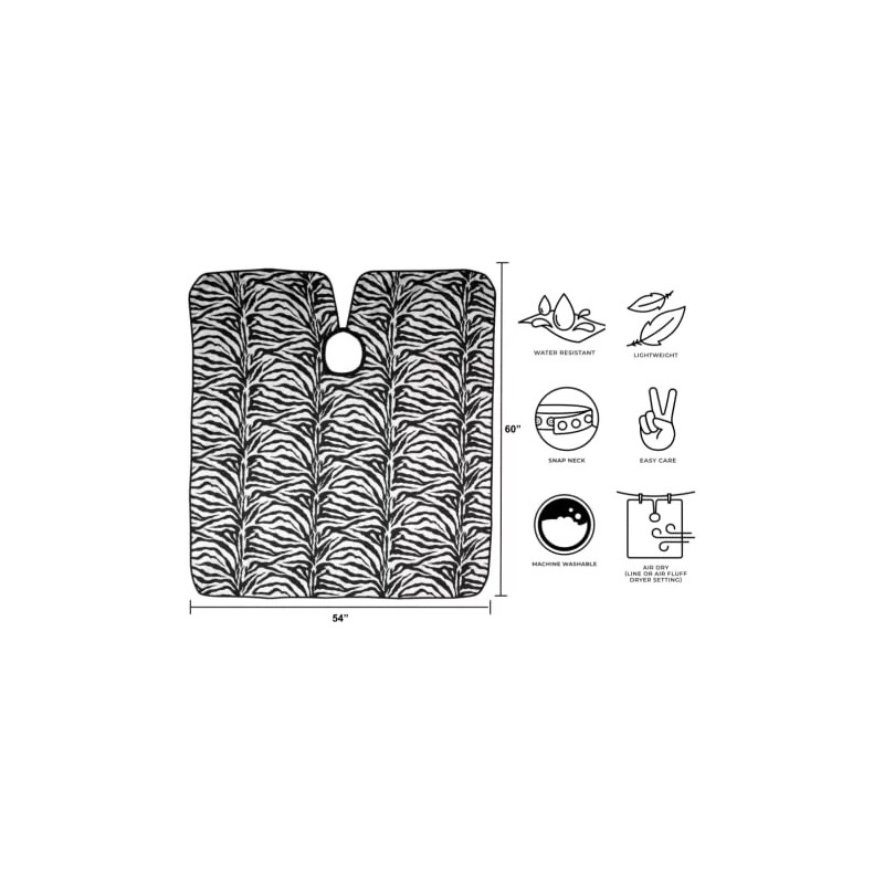 Cricket Capa De Corte De Pelo Cricket Zebra Para Adultos,