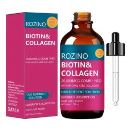 El Suero De Colágeno Y Biotina Fortalece El Aceite Capilar Y