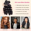 Beauty Queen 16A Human Hair Bundles Loose Wave 16 18