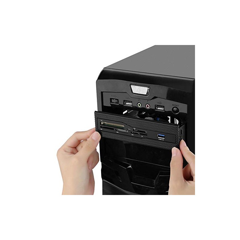 Lector de Tarjetas Interno con Panel Frontal multipuerto USB 3.0