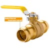 WHK 10 Pack 1/2" Press Propress Ball Valve Pro Press