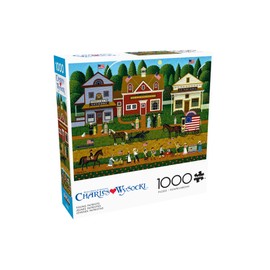 Buffalo Games - Charles Wysocki - Young Patriots - 1000 Piece Puzzle - Challenging Puzzle Perfect for Game Nights - Finished Size is 26.75 x 19.75