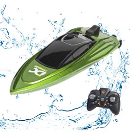 SUPYINI RC Boat Remote Controlled Boat, Mini 2.4 GHz High Speed Electric Motor, Remote Controlled Ship, Fire Boat for Boys Girls Adults, Remote Control Water Toy for Children