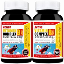 Activated Vitamin B Complex 90 tablets, 2 bottles, 6 months supply, high content of vitamin B group 542464 / 활성비타민B 컴플렉스 90정 2병 6개월분 고함량 비타민b군 542464