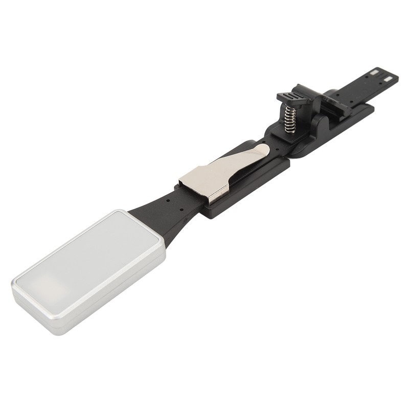 Portable Rechargeable Reading Light Magnetic Clip On Book Light for