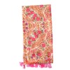 FAIRYGATE Scarf Red Women's Scarf Floral Pattern Neckerchief Neck Warmer