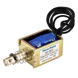 Hechen Magnetic Electromagnetic Net HS-0837 DC24V 15N 10 mm Hub Pull Type Open Frame