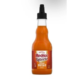 Franks Redhot 🟢 New Frank's Red Hot Squeeze Creamy  Buffalo Medium Sauce Bottle 12 FL Oz