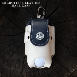 YUPPY QUOKKA Golf Ball Case, Made with Upgraded Materials, Luxury, Genuine Leather, Premium Microfiber Leather, For 2 Packs, High Quality, Stylish, Functional, Durable, Strong Thin Magnetic Closure,