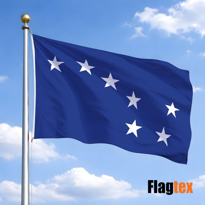 Flagtex Starry Plough Royal Blue Flag 8ft x 5ft Extra