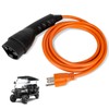 Charging Power Cord Compatible with Evolution ICON Golf Carts, 120V