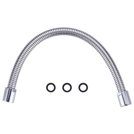 iVIGA 18.5" Commercial Sink Faucet Sprayer Hose, Pre-rinse Sprayer Hose for Commercial Kitchen Sink Faucet, 18.5 Inch Stainless Steel Flexible Hose Replacement Kit for Restaurant Industrial Dishwasher