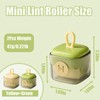 2Pcs Mini Portable Lint Roller, Sticky Rolle Reusable Lint Remover,