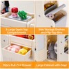 MAMIZO Kids Large Toys Storage Organizer, Bus Cart Cabinet Closed