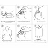 Hot Water Bag PVC Plush Fabric Cover Wide Mouth Design