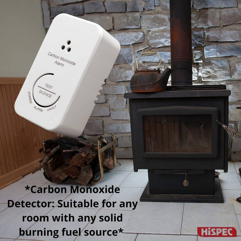 Hispec Electrical Products Limited HSA/BC/RF10-PRO Carbon Monoxide Detector, 9 V,