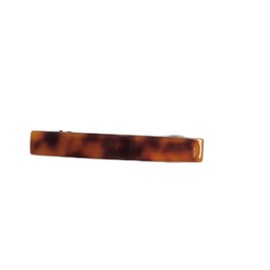CARAVAN® Hand Made Barrette Tortoise Shell Color 2.9" Of Celluloid Acetate Material