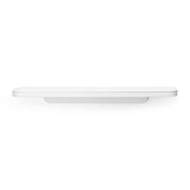 Brabantia MindSet Wall-Mounted Bathroom Shelf/Towel Holder (Mineral Fresh White) Anti-Rust Organization Storage for Toothbrush Holder, Cosmetics, Soap (1.7 x 16.5 x 3.4)