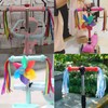 Taicols Kid's Bicycle Handlebar Streamers - 2 Pcs Rainbow Tassels