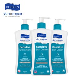 Rosken Skin Repair Sensitive Skin Cream 400ml X 3