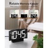 GOLOZA Digital Alarm Clock for Bedroom, Digital Clock with Modern