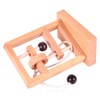 KINGOU 4 Pack Classic Wooden Rope Puzzle Set Ring Puzzles
