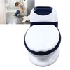 Children Potty Training Toilet, Removable Cushion Adjustable Toddler Realistic Toilet