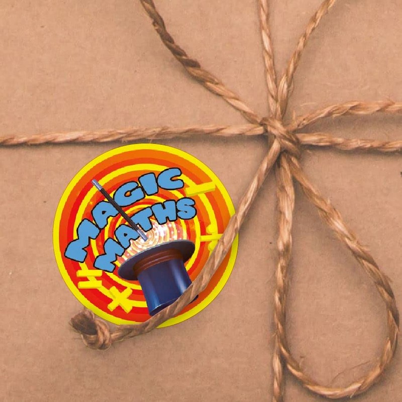 144 Magic Maths - 30mm - Glossy Reward Stickers for