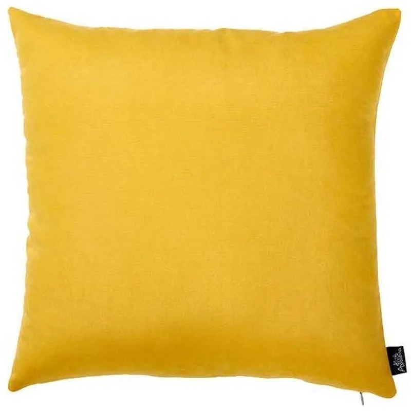 Homeroots Set of Two 20" Yellow Throw Pillow Covers