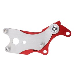 Fixed Seat Disc Brake Converter Aluminium Alloy Disc Brake Conversion Adapter for Mountain Road Cycles Red